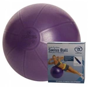 Fitness-Mad Studio Pro 500kg Anti-Burst Swiss Ball and Pump 55cm