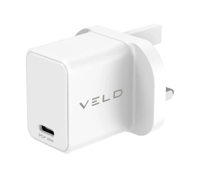 VELD VH20BW Super Fast USB Type-C 20 W Wall Charger 5014117982437