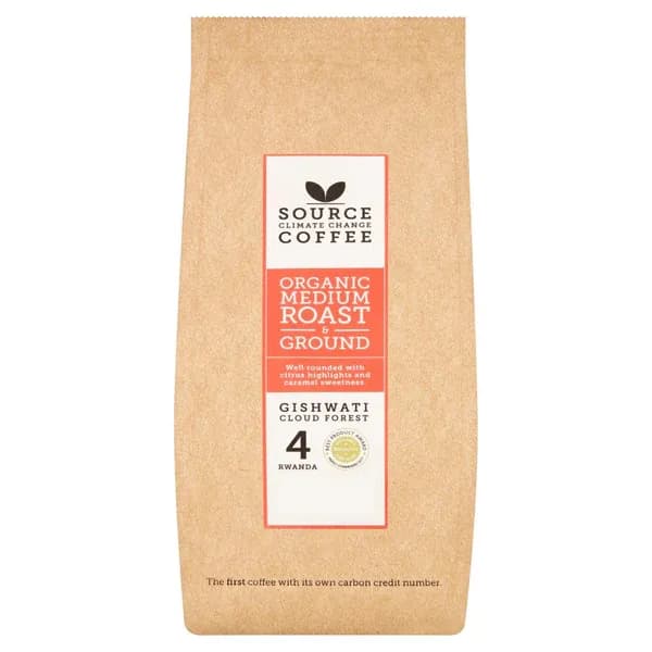 Source Organic Rwanda Gishwati Cloud Forest Ground Coffee 227g