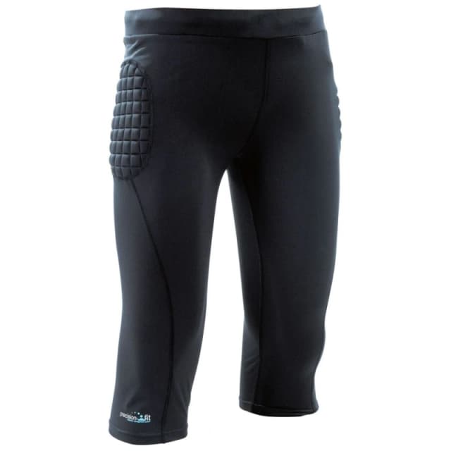 Precision Precision Men Padded 3 4 Baselayer Goalkeeper Thermal Bottoms in Black Size: X-Small Black XS Male 5059699076051