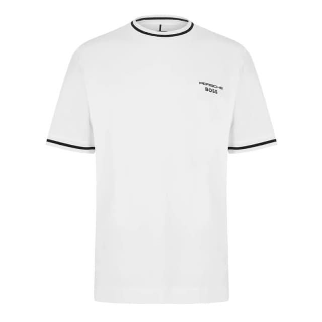 Boss Mens Short Sleeve Polo Shirt White male M