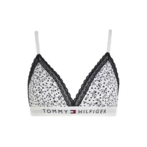 Tommy Hilfiger Triangle Bra Print - White