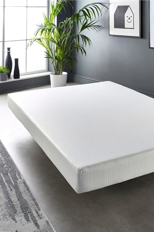 Aspire Aspire Essentials Memory Foam Mattress in White Size: Small Single White Small Single Unisex 5057632124111