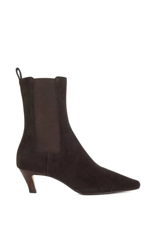 Dune London Womens 'Odele' Suede Ankle Boots in Brown Size: 3 Brown Female 3