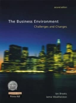 The Business Environment by Mr Ian Brooks Book