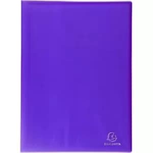 Exacompta Display Book 85366E A4 Purple 30 Pockets Pack of 12