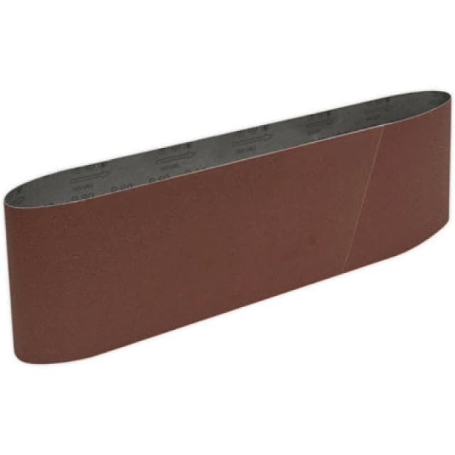 Loops PREMIUM 150mm x 1220mm Sanding Belt - 80 Grit Aluminium Oxide Cloth Backed Loop Multi