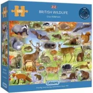 British Wildlife Jigsaw Puzzle - 500 Pieces