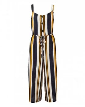 AX Paris Curve Stripe Jumpsuit