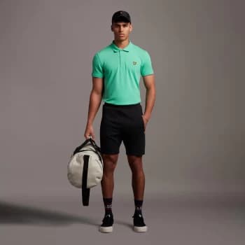 Mens Side Tape Shorts - True Black - S