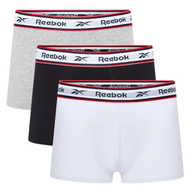 Reebok 3 Pack Boxer Shorts Mens - Multi Multi L