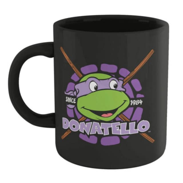 Teenage Mutant Ninja Turtles Teenage Mutant Ninja Turtles Official Donatello Mug - Black One Size Unisex 5056762888498