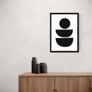 East End Prints Abstract II Print Black