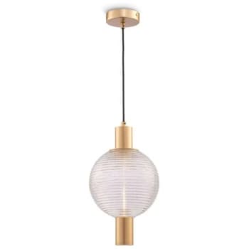 Maytoni Modern - Rueca Modern Rueca Brass Pendant Ceiling Light Glass Shade