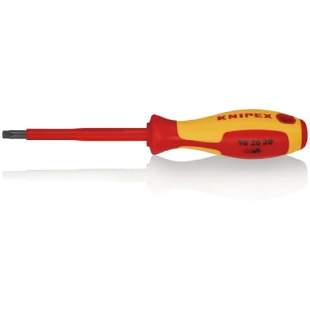Knipex 98 26 30 Vde Insulated Torx Screwdriver Tx30 X 100mm 34662