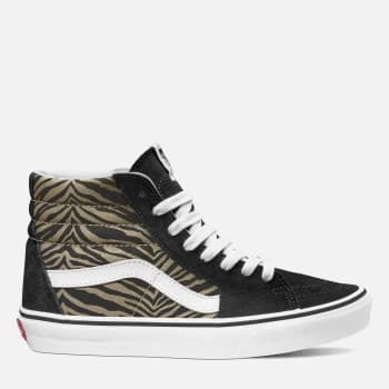 Vans Womens Safari Multi Sk8 Hi-Top Trainers - Mix/True White - UK 3