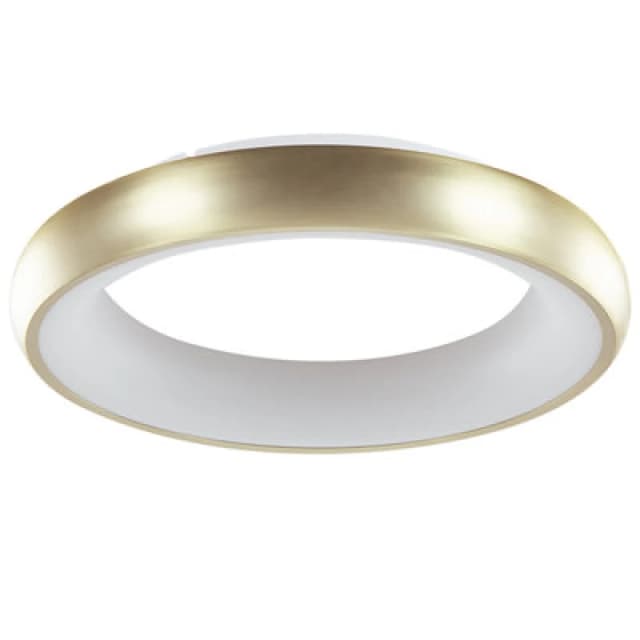 Beliani LED Ceiling Lamp Ataran Metal Gold