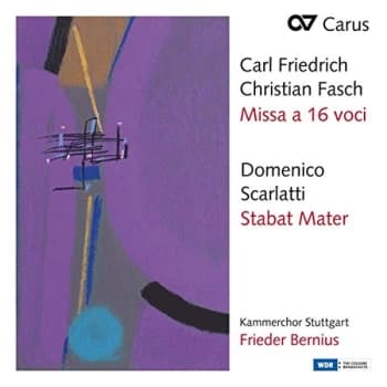 Kammerchor Stuttgar; Frieder Bernius - Carl Friedrich Christian Fasch: Missa a 16 Voci/... CD
