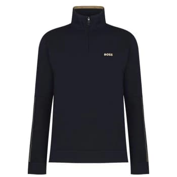 Boss Zip Sweater - Blue