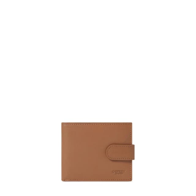Osprey London Osprey Wesley Popper Wallet Tan male One Size