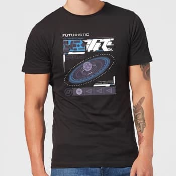 Crystal Maze Futuristic Zone Mens T-Shirt - Black - 3XL - Black