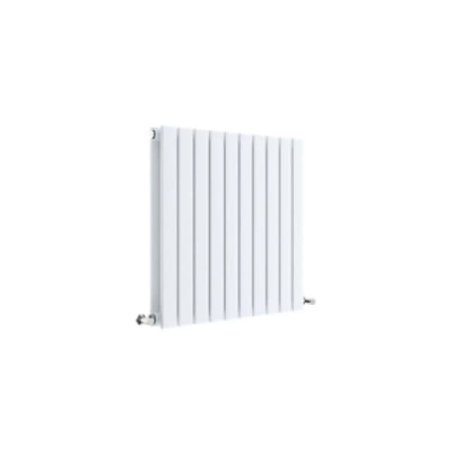 Aspire Aspire - Hudson Reed Sloane Double Designer Horizontal Radiator 600mm h x 586mm w - Satin White PWHLW55D