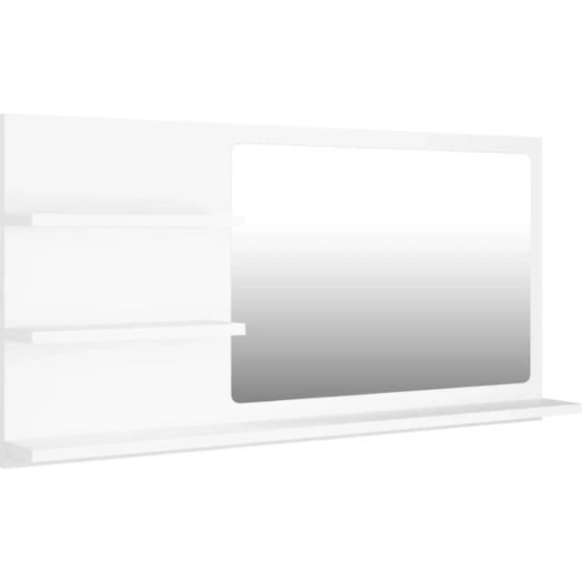 VIDAXL Vidaxl - Bathroom Mirror White 90x10.5x45cm Engineered Wood 8720286222003