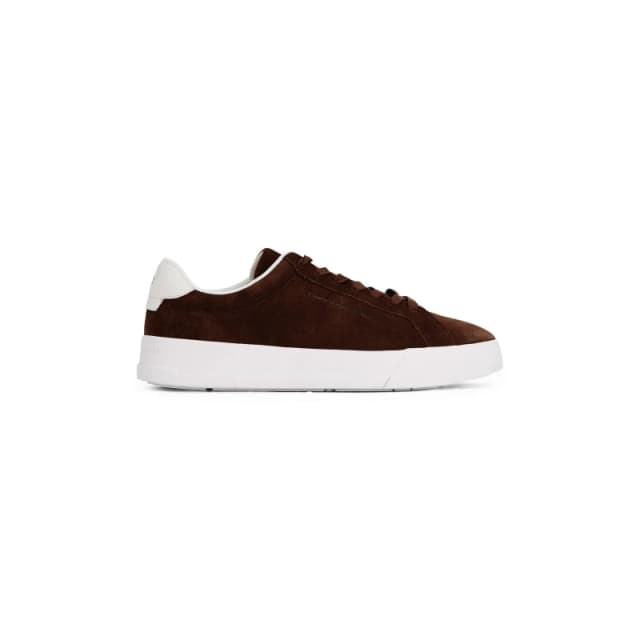 Tommy Hilfiger Court Leather Low Top Trainers - Brown Brown 10