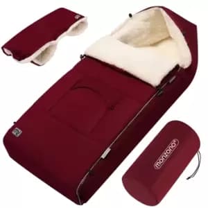 Baby Footmuff Bordeaux 90x60cm incl. Bag