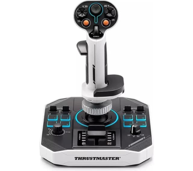 THRUSTMASTER SOL-R 1 Joystick - White & Black 3362932916550