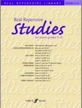 Real Repertoire Studies for Piano Grades 4-6 by Christine Brown Book