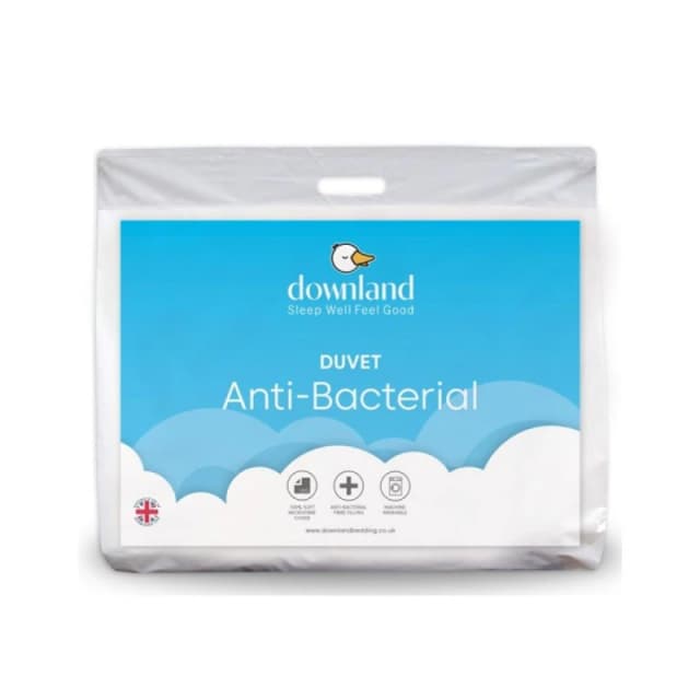 Downland Anti-Bacterial 10.5 Tog Duvet White unisex Single