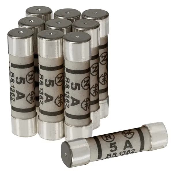 Maplin Maplin 5 Amp Plug Fuse BS1362 25.4 x 6.4mm - Pack of 10 AR38R