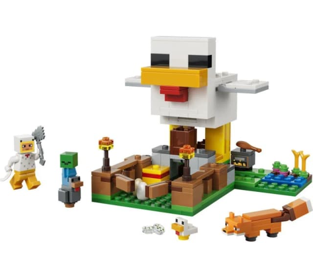 Lego Minecraft Chicken Farm Gaming Toy (21585) One Colour WU3WD Unisex