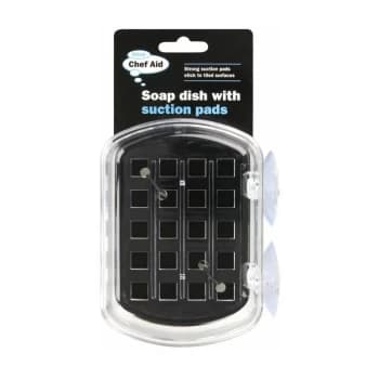 Soap Dish With Suction Dish - 10E00064 - Chef Aid