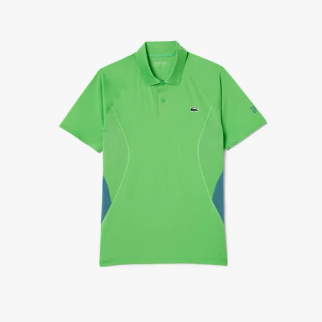 Lacoste Tennis x Novak Djokovic Regular-Fit Polo Shirt Green male XS