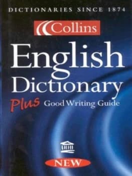 Collins English Dictionary Plus Good Writing Guide Hardback