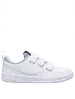 Nike Pico 5, White/White, Size 4