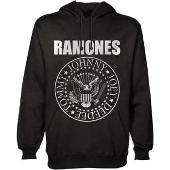 Ramones - Presidential Seal Unisex Small Hoodie - Black