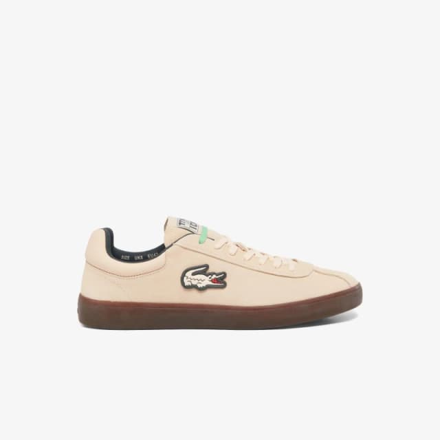 Lacoste Baseshot Suede Trainers Pink male UK 8