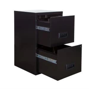 Pierre Henry 2 Drawer Lockable Filing Cabinet