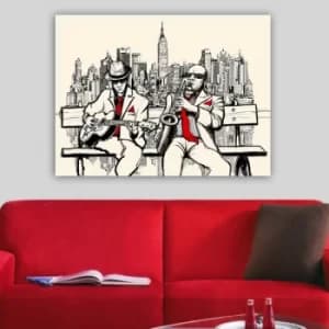 164180162_70100 Multicolor Decorative Canvas Painting