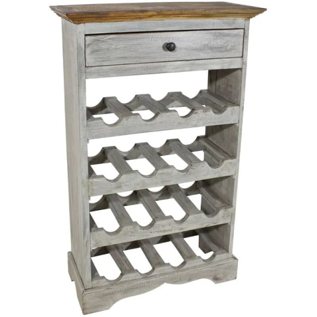 VIDAXL Wine Rack Solid Mahogany Wood 55x23x85cm Vidaxl 244507fr