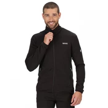 Regatta Highton Lite Full Zip Stretch Softshell - Black