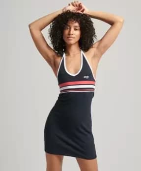 Superdry Vintage Halter Cali Stripe Dress