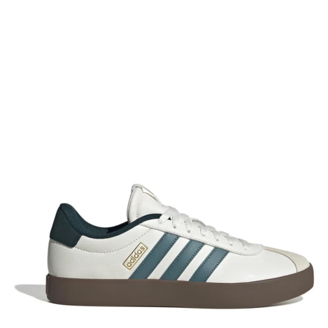 adidas VL Court 3.0 Shoes Mens White/Teal male 7 (40.7)