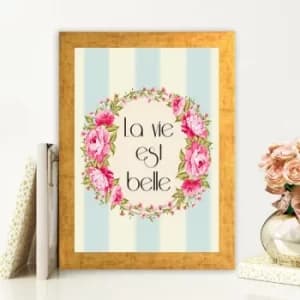 AC213437059 Multicolor Decorative Framed MDF Painting