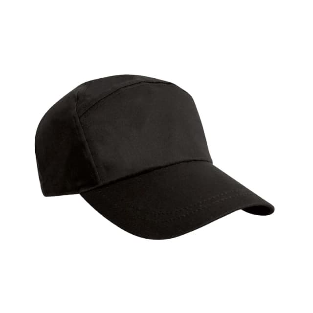 Result Womens Advertising 7 Panel Baseball Cap in Black Female One Size