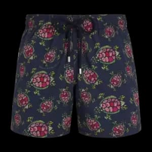 Men Stretch Swimwear Provencal Turtles - Moorise - Blue - Size XXL - Vilebrequin