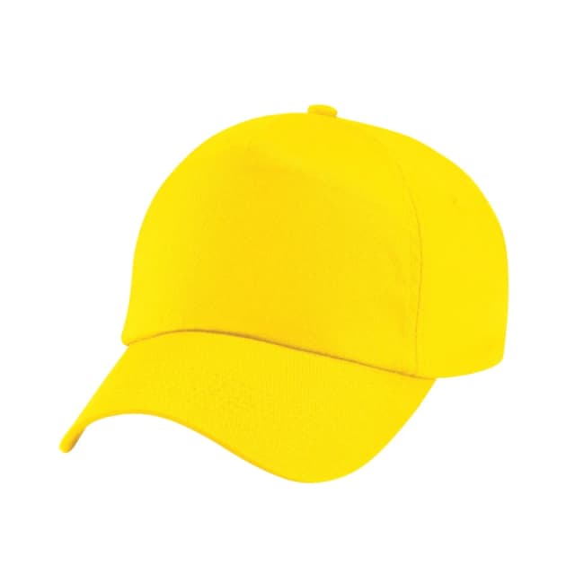 Beechfield Original 5 Panel Cap in Yellow Yellow Unisex One Size